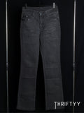 Embellished Bootcut Washed Denim Jeans