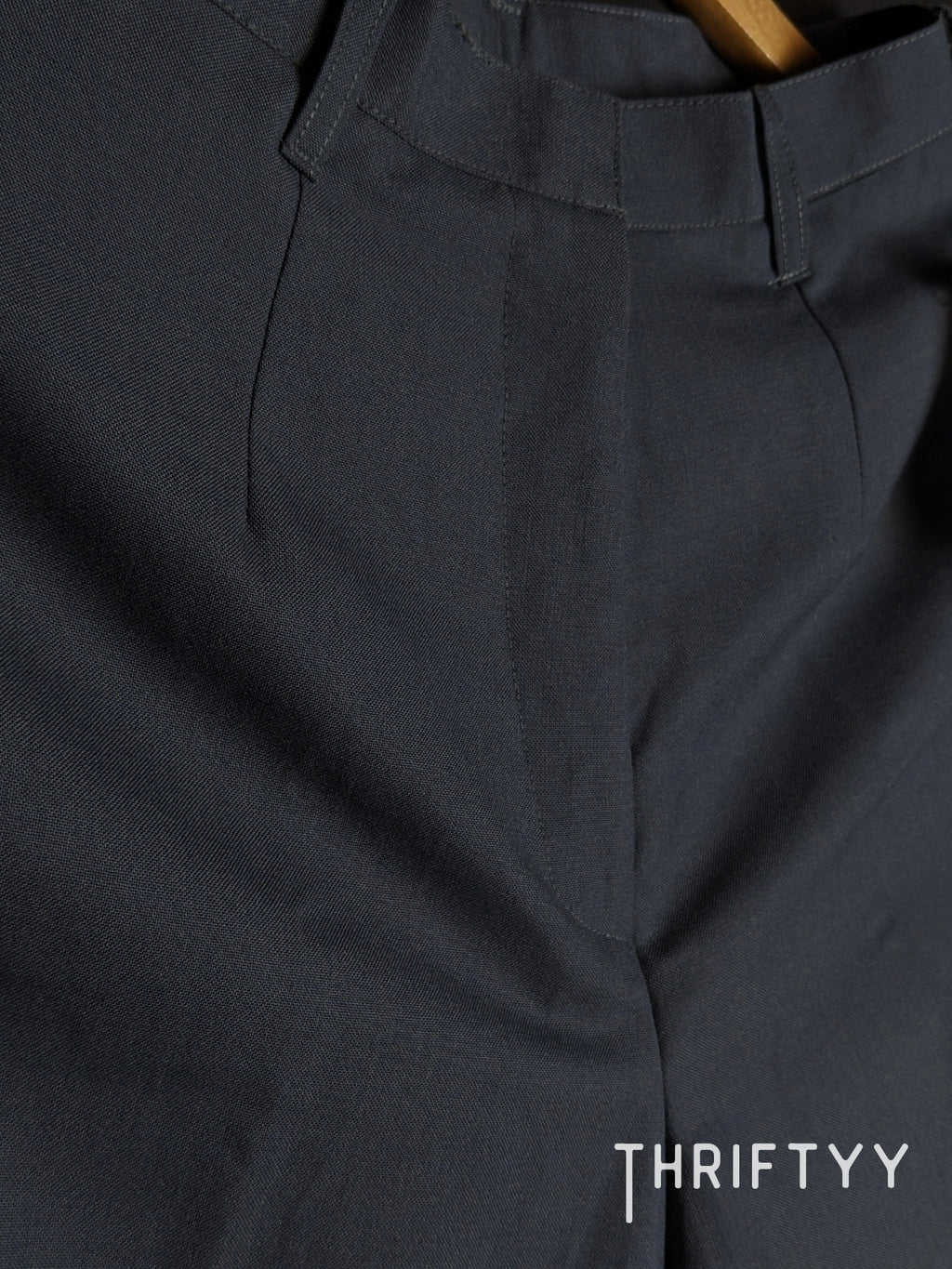 Charcoal Grey Pleated Dress Pants
