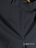 Charcoal Grey Pleated Dress Pants