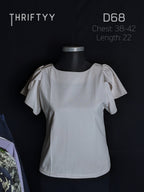 Sculpted Layered Sleeve Top