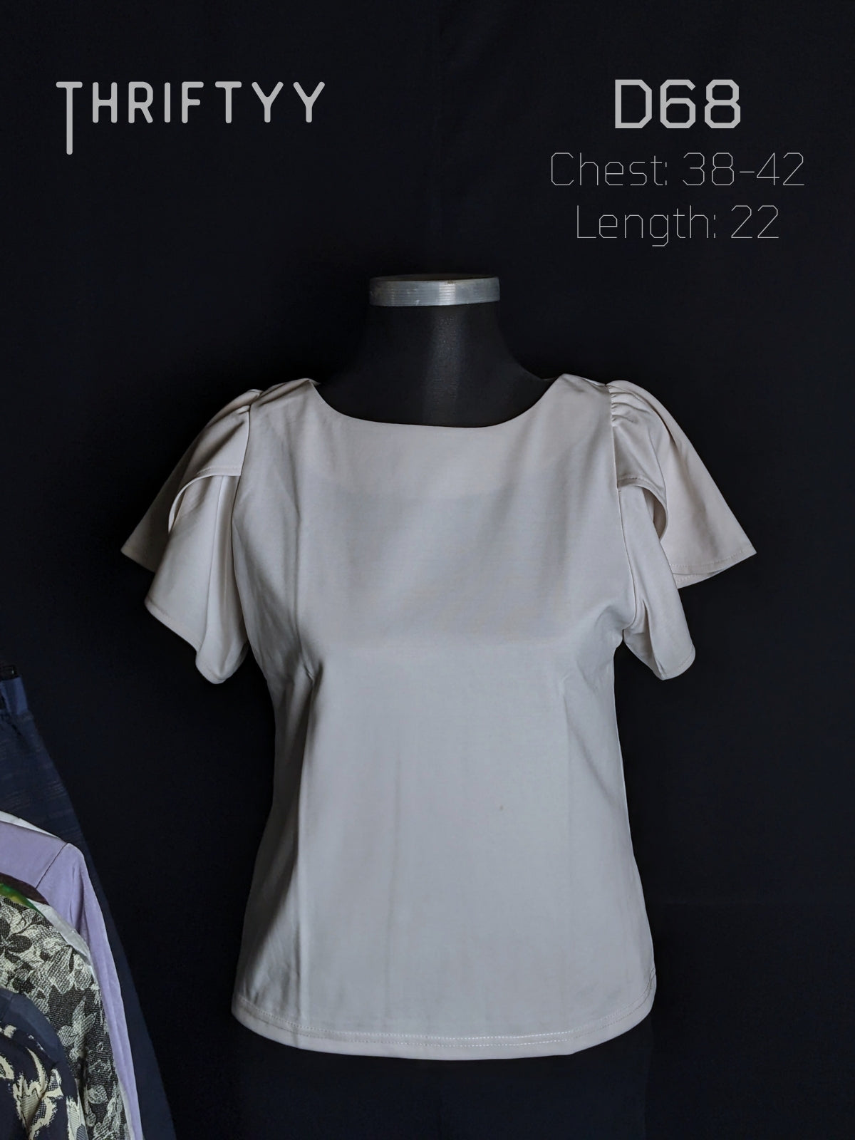 Sculpted Layered Sleeve Top