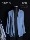 Minimalist Open-Front Blazer