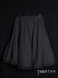 Tiered Flared Midi Skirt