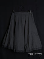 Tiered Flared Midi Skirt