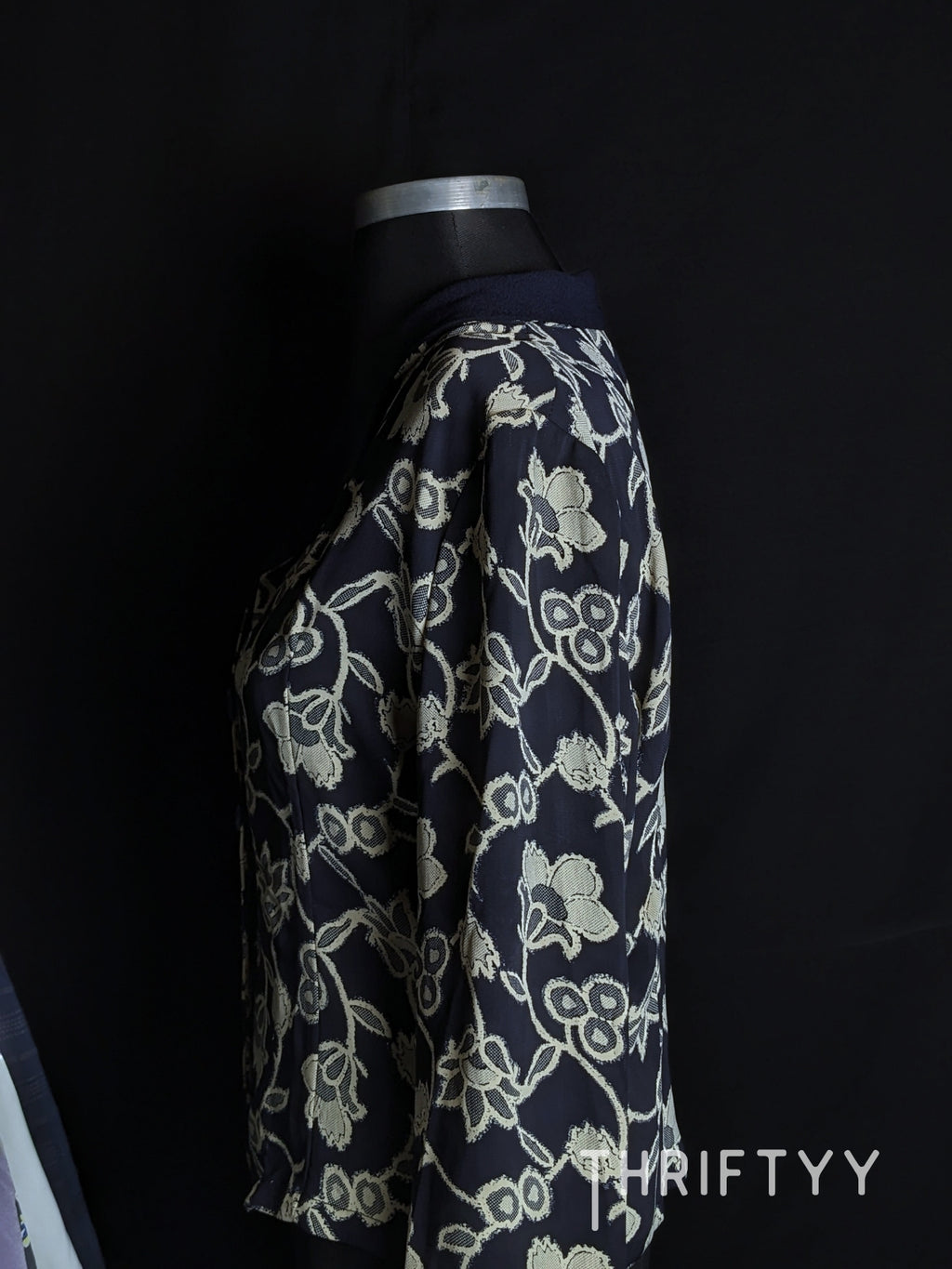 Botanical Tapestry Blazer Blouse