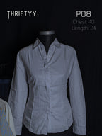 Classic Fitted Long-Sleeve Oxford Shirt
