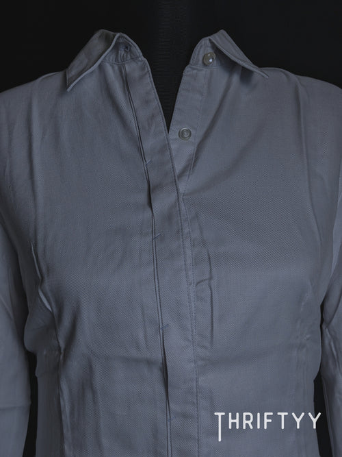 Classic Fitted Long-Sleeve Oxford Shirt