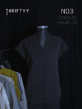 Minimalist Split-Neck Cap-Sleeve Dress
