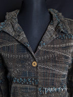 Earthy Bohemian Textured Tunic
