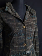 Earthy Bohemian Textured Tunic