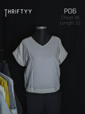 Minimalist V-Neck Cap-Sleeve Top