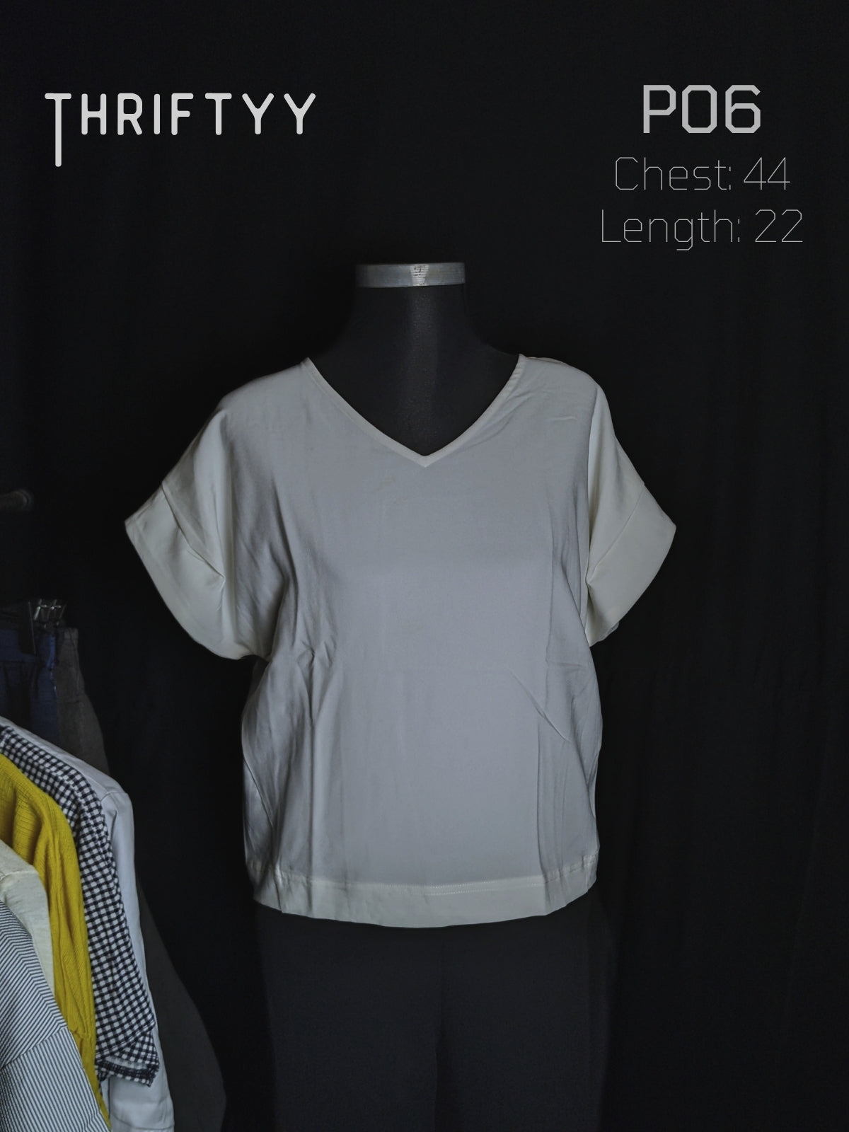 Minimalist V-Neck Cap-Sleeve Top