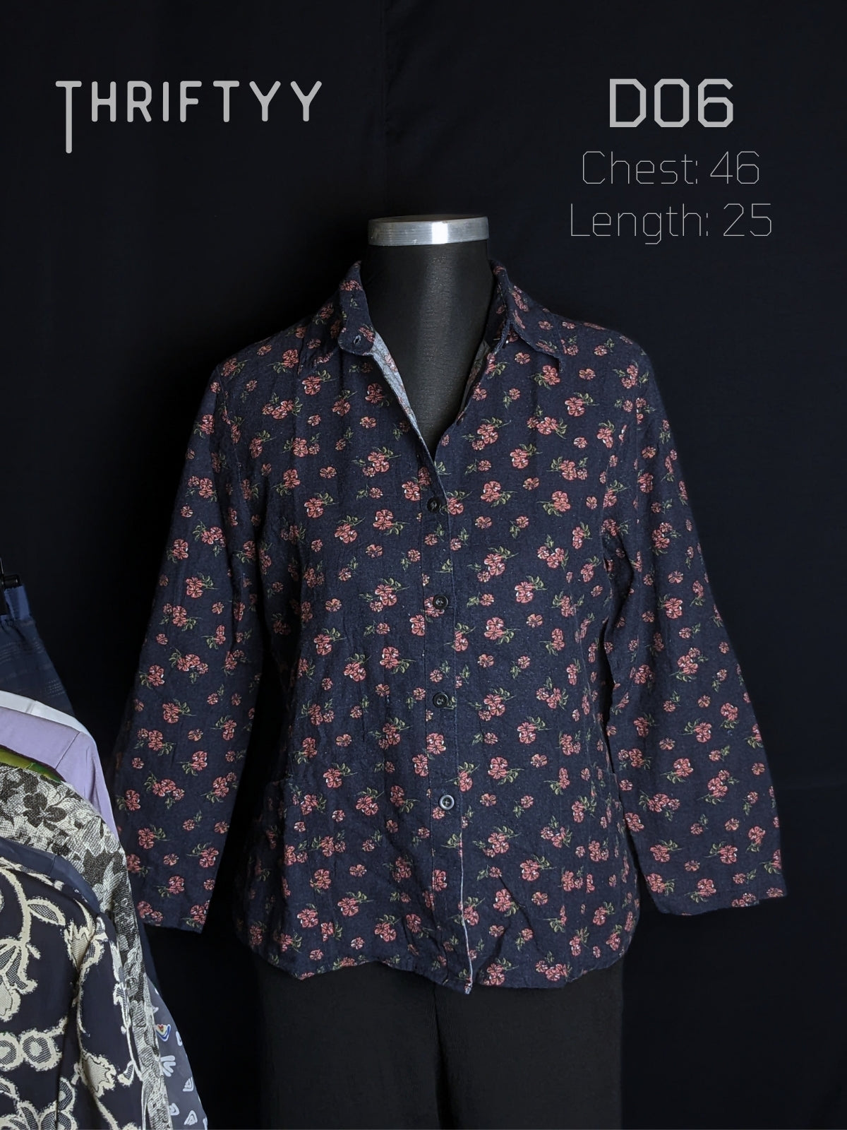 Ditsy Floral Brushed Cotton Shirt