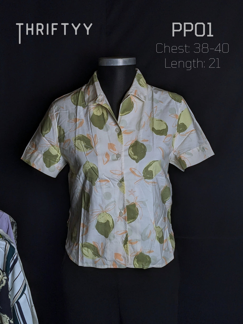 Summer Citrus Poplin Shirt