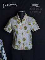 Summer Citrus Poplin Shirt