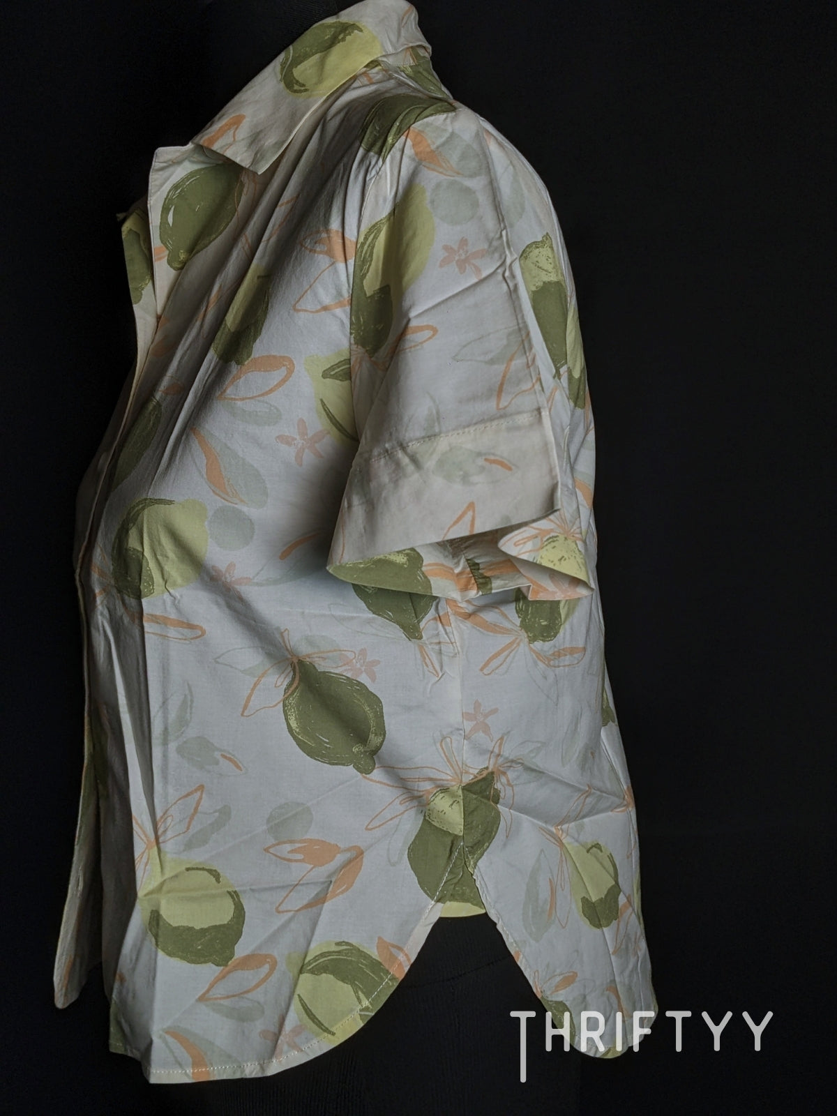 Summer Citrus Poplin Shirt