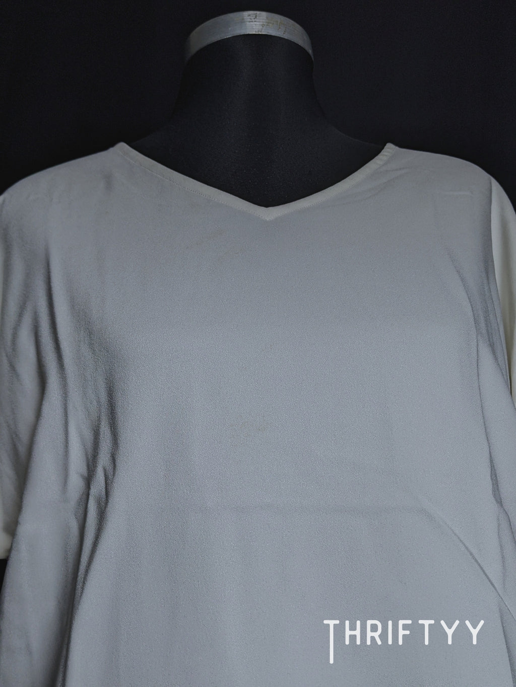 Minimalist V-Neck Cap-Sleeve Top