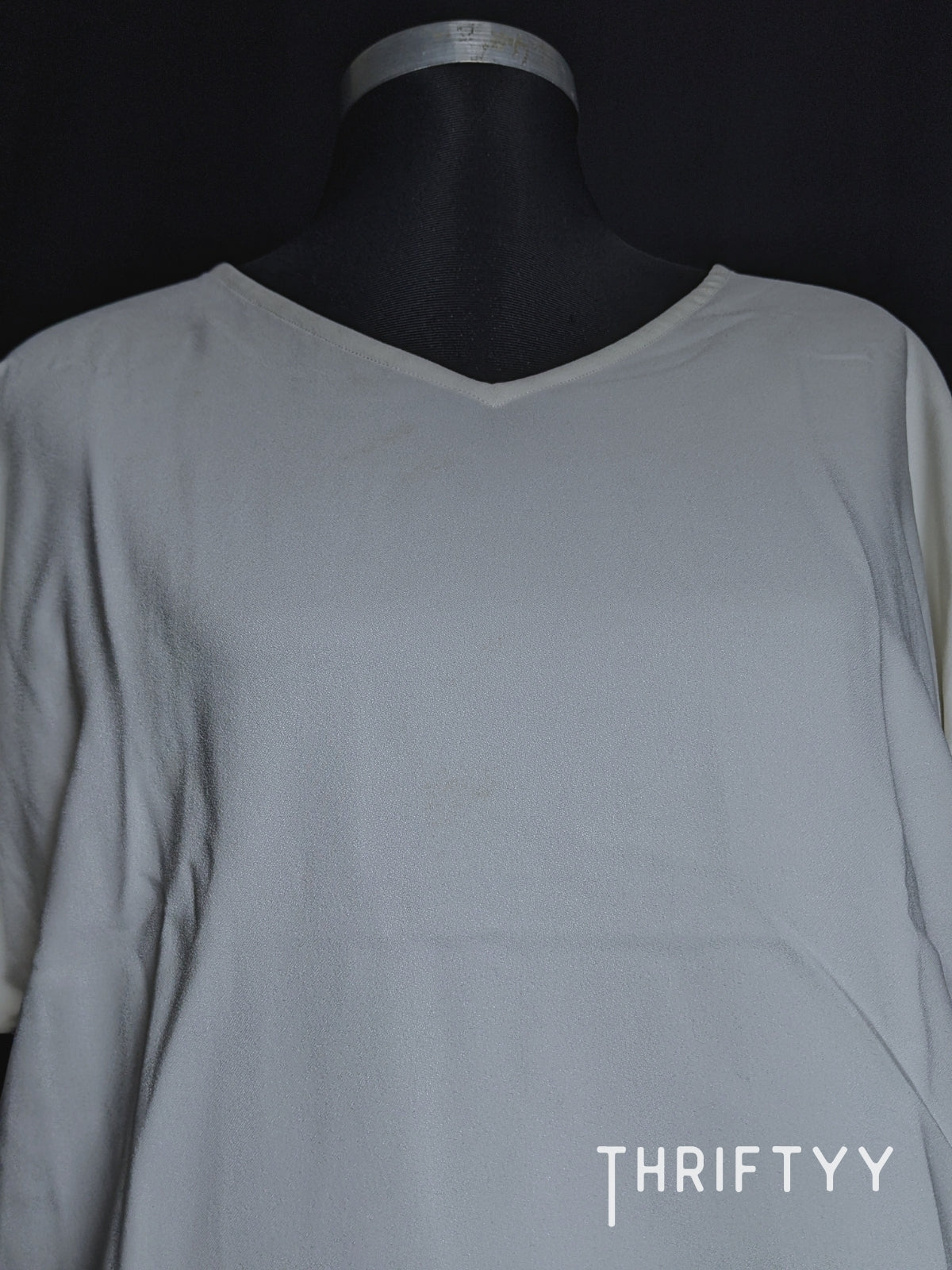 Minimalist V-Neck Cap-Sleeve Top