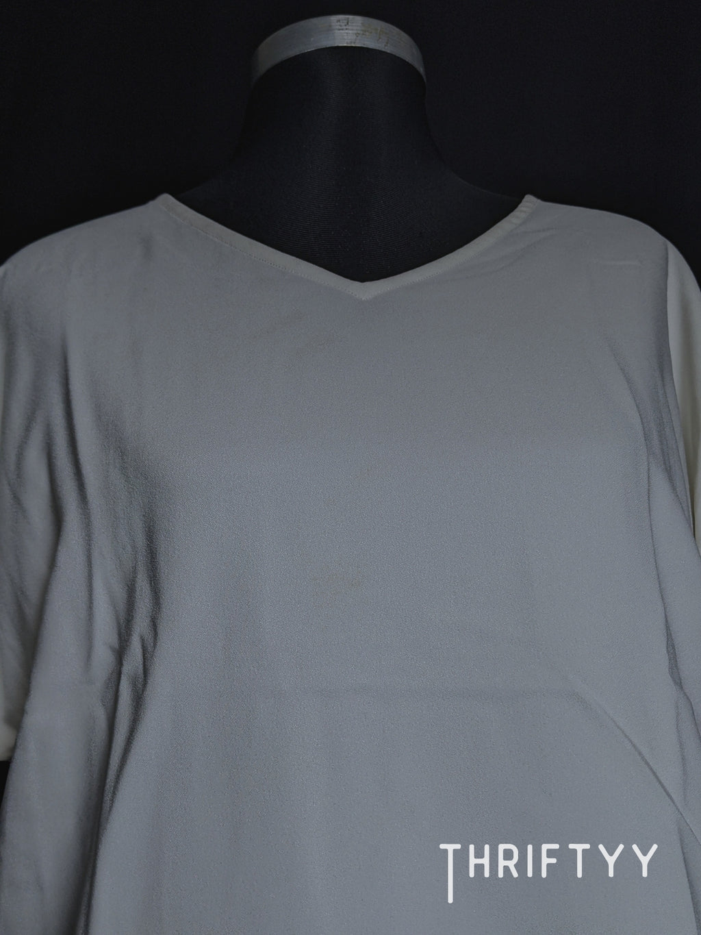 Minimalist V-Neck Cap-Sleeve Top