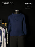 Sophisticated Roll-Neck Long-Sleeve Top
