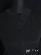 Textured Knit Button-Up Cardigan
