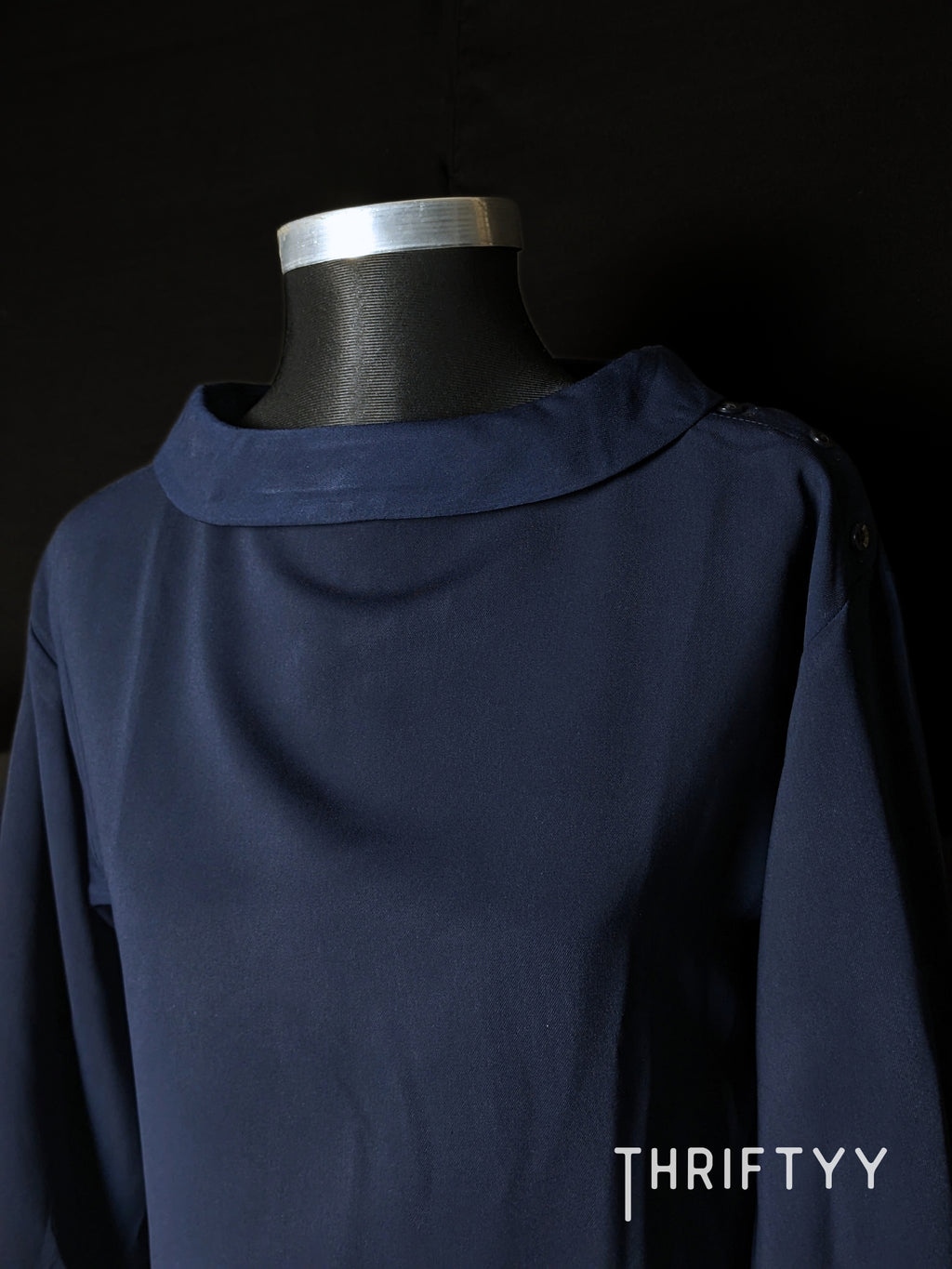 Sophisticated Roll-Neck Long-Sleeve Top