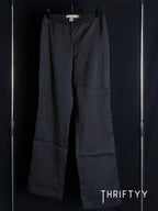 Pinstripe Tailored Straight Fitting Korean Pant